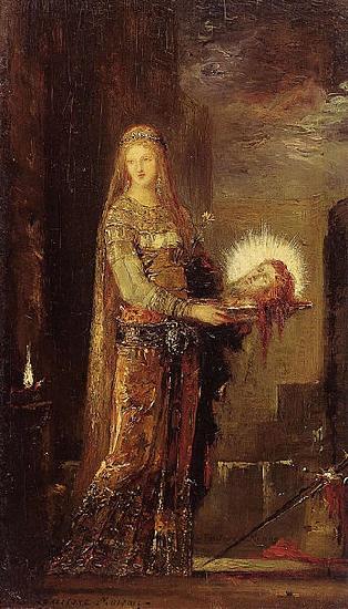 Gustave Moreau Salome Carrying the Head of John the Baptist on a Platter oil painting image
